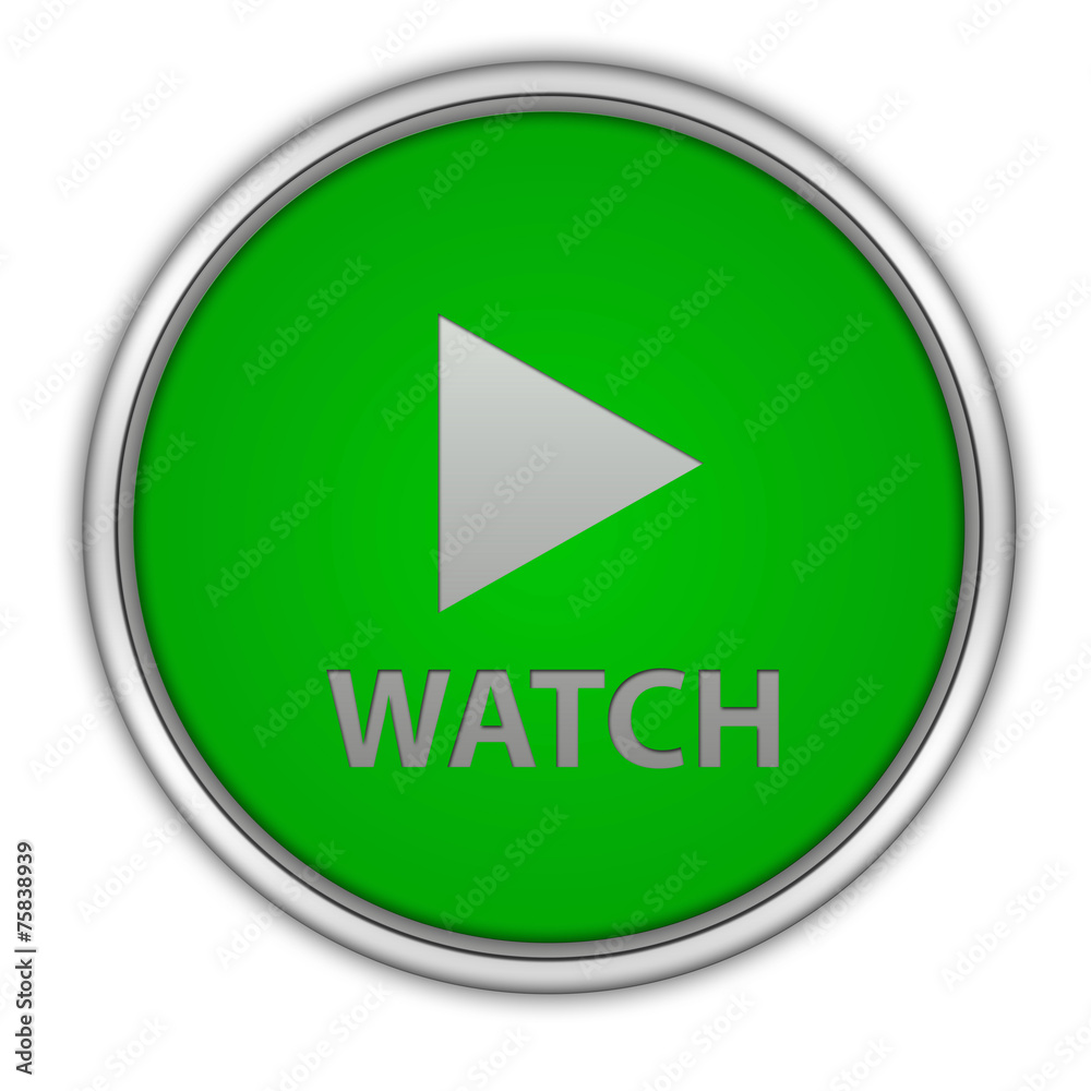 watch circular icon on white background watch circular icon on white background