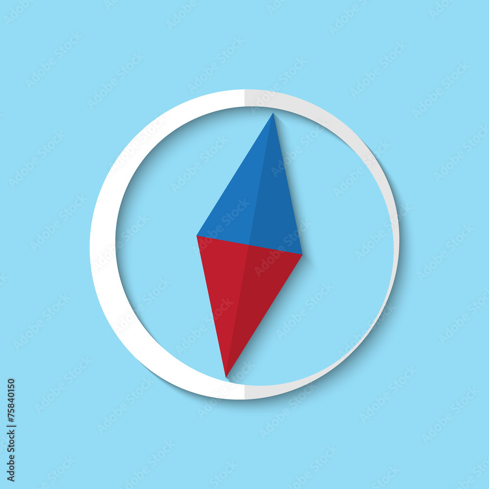 Vector compass web icon