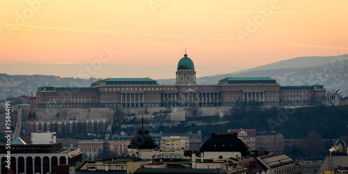 Budapest, Buda Castle at sunset © Marco Saracco
