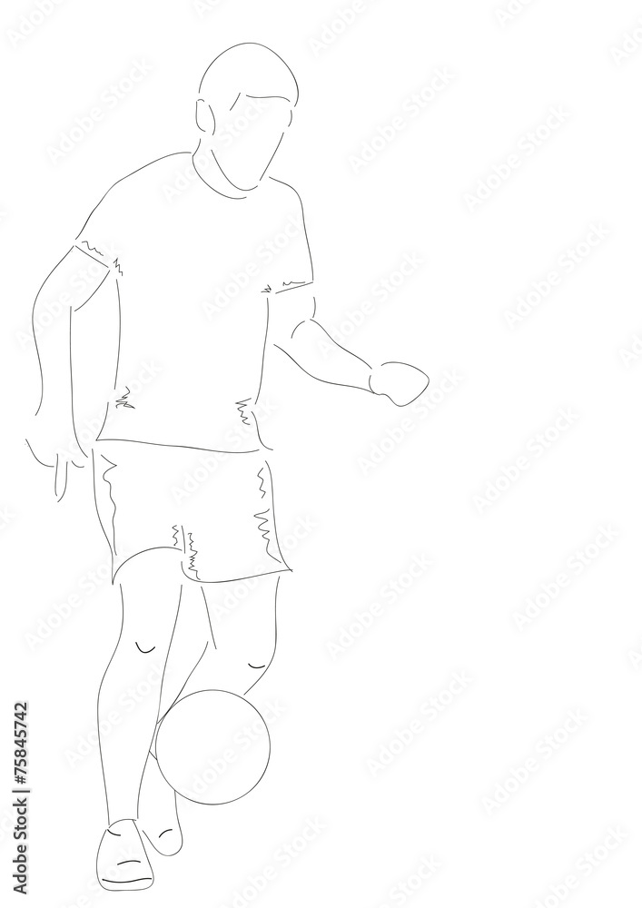 Fototapeta premium Soccerplayer