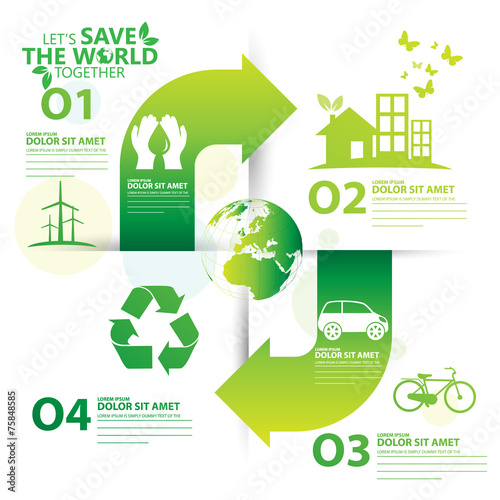 green infographic