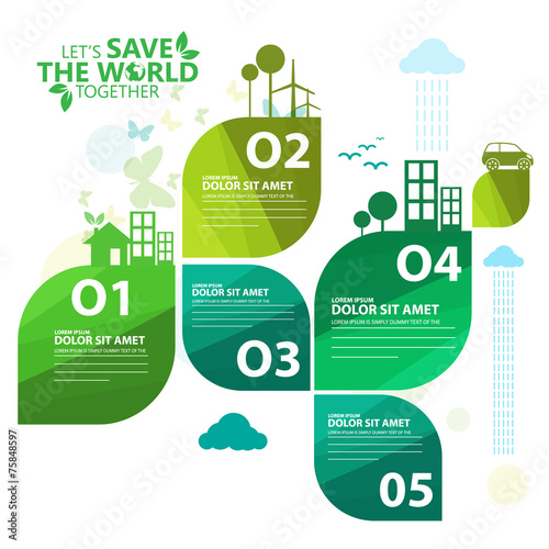 green infographic