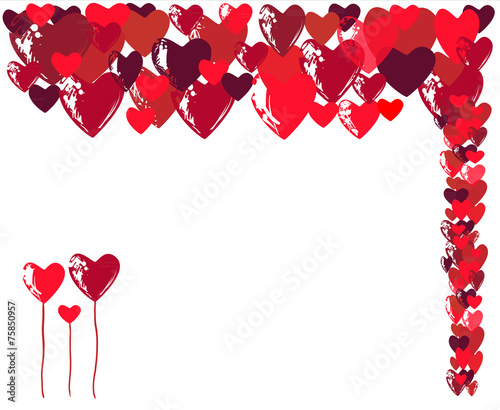 Abstract background for the Holiday on February 14.