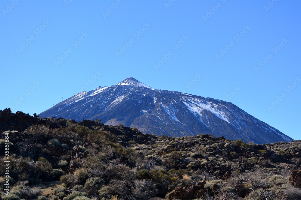 Fototapeta premium Mountain Teide in Tenerife, Canary Islands, Spain.
