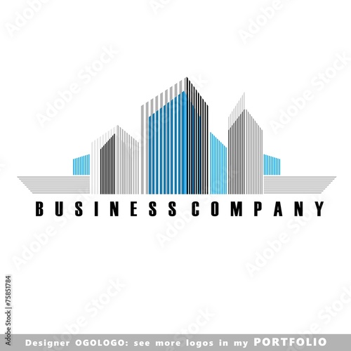 logo, buildings, abstract, estate, architecture, real, home