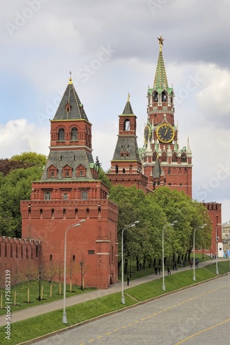 View of the Moscow Kremlin and Vasilevsky descent