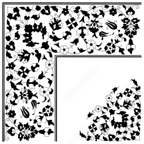artistic ottoman pattern series twenty five version