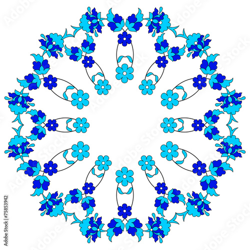 artistic ottoman pattern series fourty two