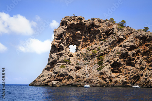 Sa Foradada, in the coast of Majorca photo