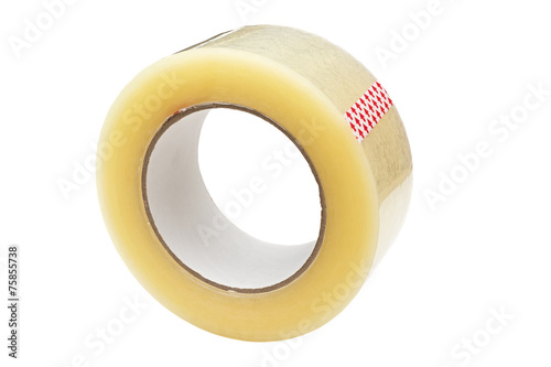 Roll of adhesive tape.