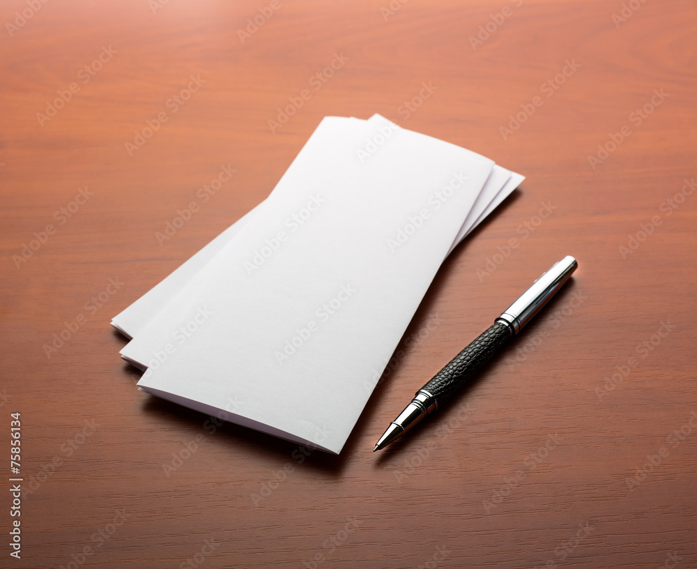 Pen and letters Pen and letters
