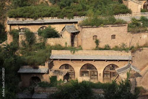 Bergdorf und Bauerndorf Lijiashan in China photo
