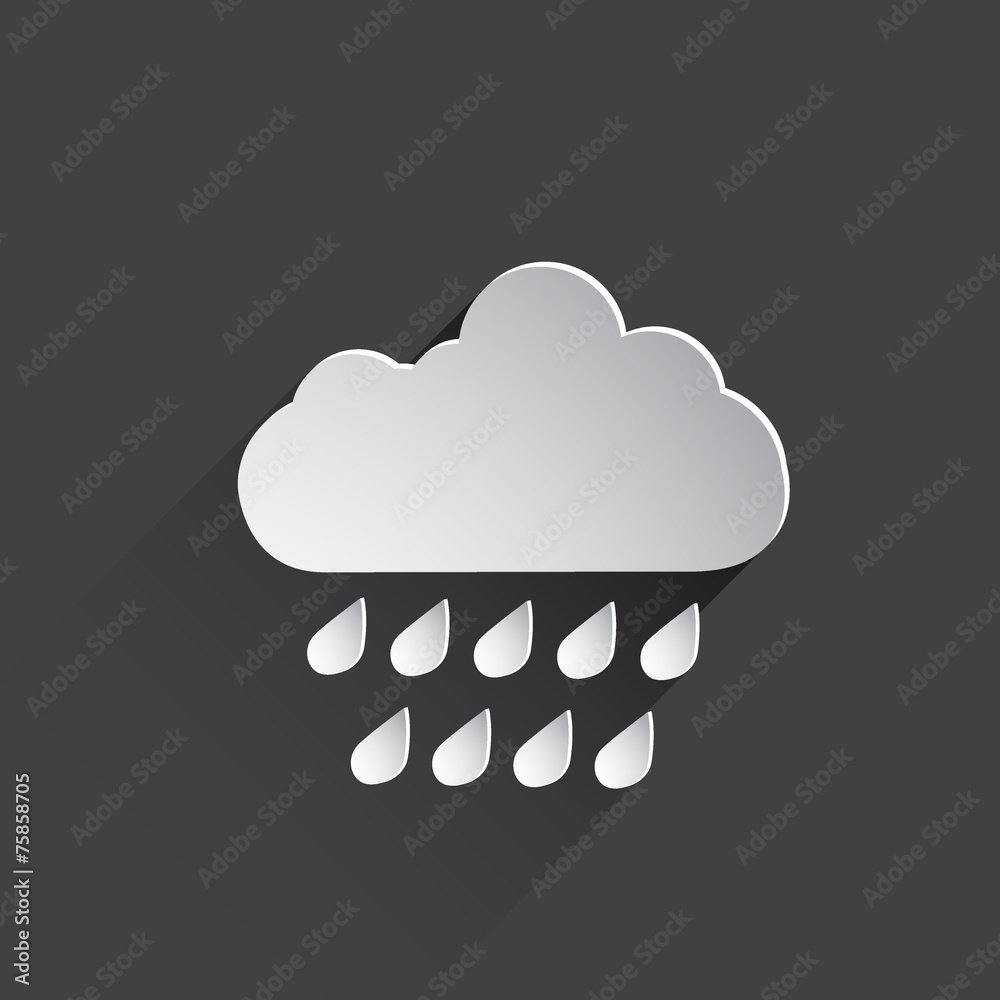 weather web flat icon.