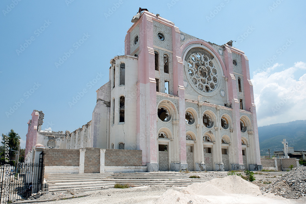 Cathédrale Notre Dame De Lassomption Port Au Prince Haiti Foto De