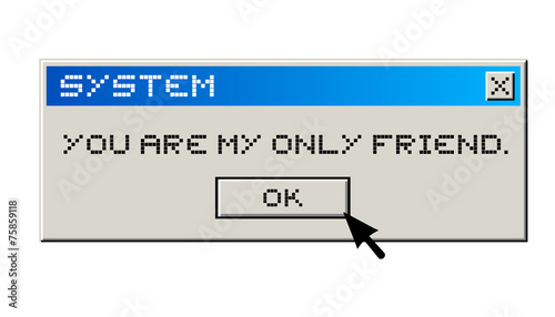 Creative computer message