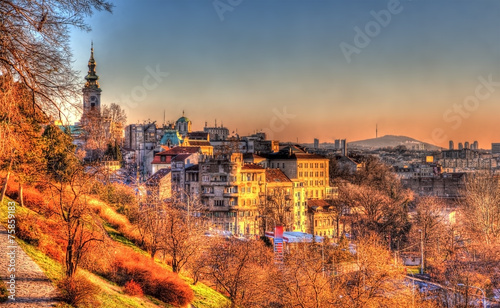 View of Belgrade city center - Serbia photo