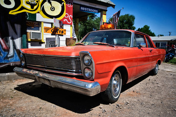 Acrylglasbilder Route 66 Oldtimer Route 66  © Frank Waßerführer
