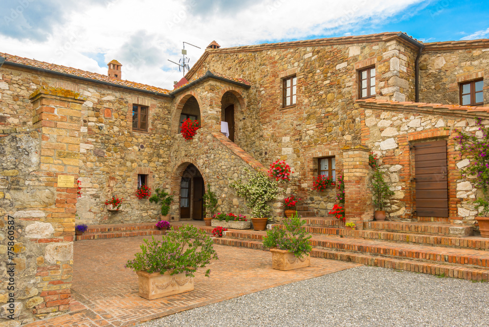 Old stone house in Toscany