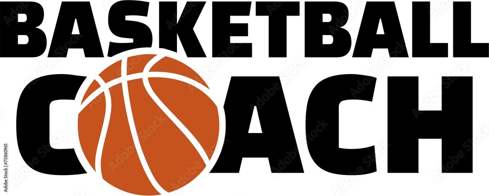 Fototapeta premium Basketball Coach