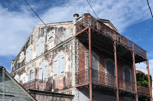 Traditionelles Haus, Jacmel, Haiti