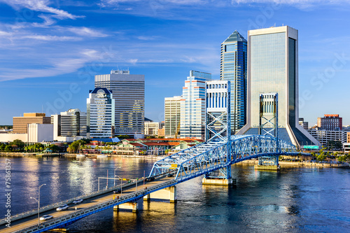 Jacksonville, Florida, USA City Skyline #75861357