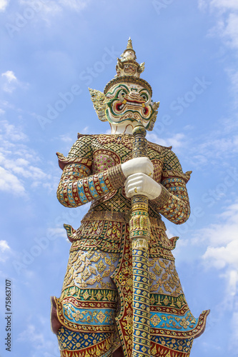 Giant in Wat Phra Kaew Thailand