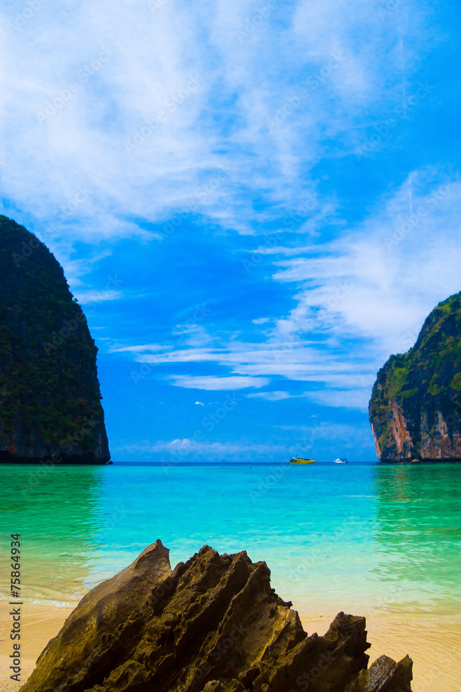 Remote Resort Sunshine Scene Remote Resort Sunshine Scene