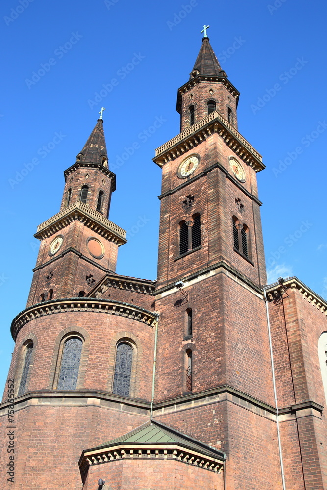 Fototapeta premium Ludwigshafen am Rhein, St. Ludwig (Oktober 2013)