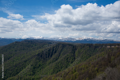 Fototapeta Naklejka Na Ścianę i Meble -  Majestic mountain landscapes of the Caucasian reserve
