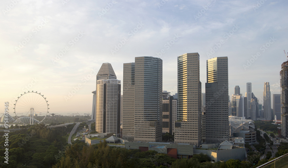 Fototapeta premium Skyline of Singapore