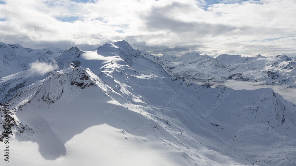 Naklejka premium high mountain