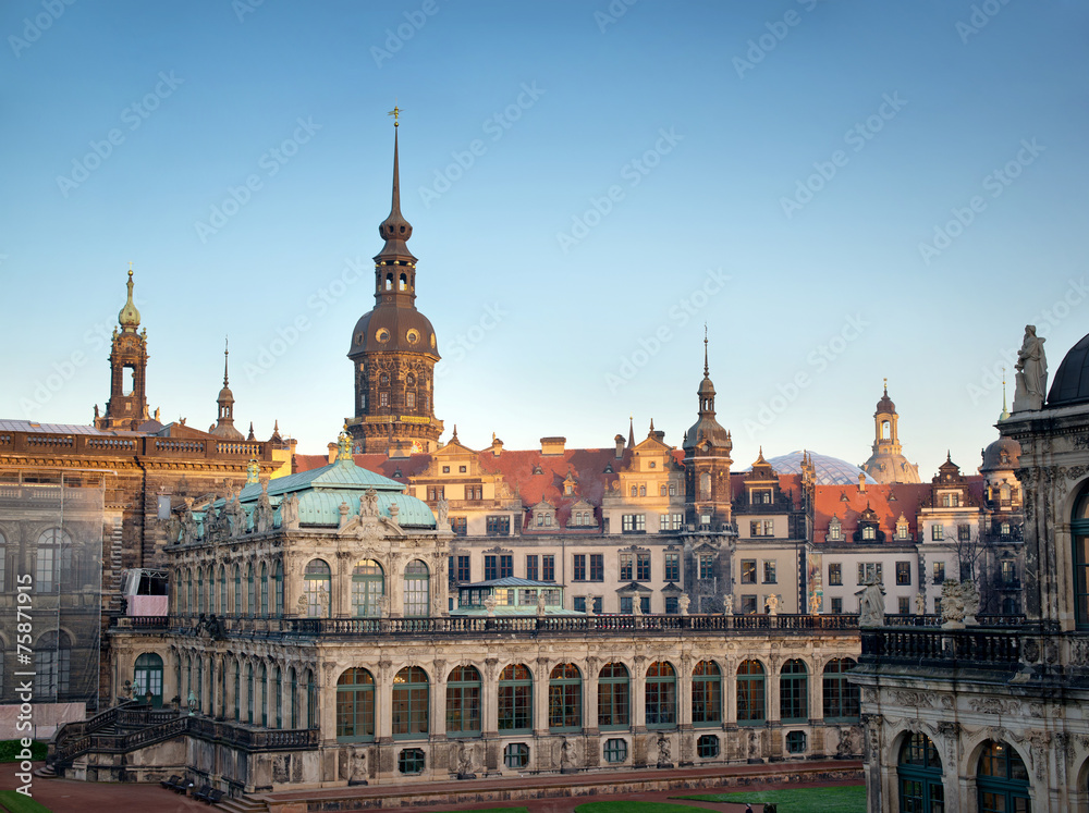 Germany. Ancient Dresden Zwinger.