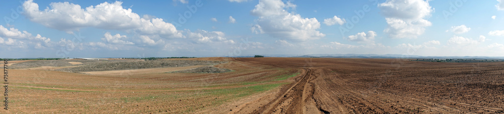 Plowed land