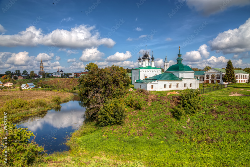 Beautiful view of the city of Suzdal. Russia