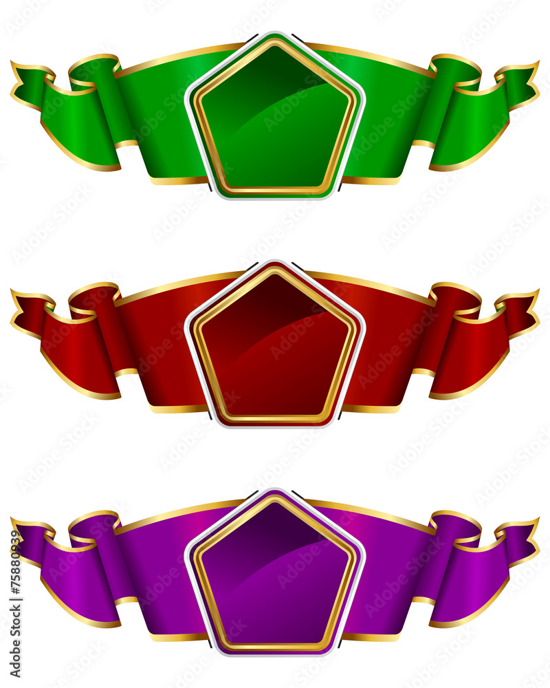 Collection frame with ribbon in 3 color Collection frame with ribbon in 3 color
