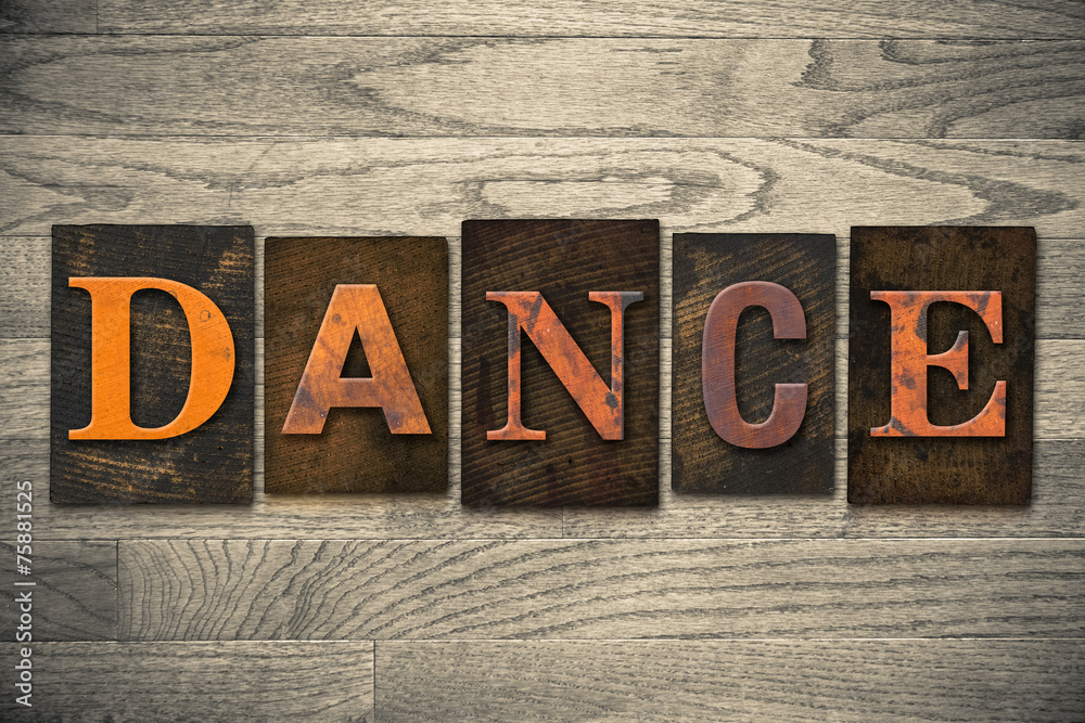 Fototapeta premium Concept Wooden Letterpress Type