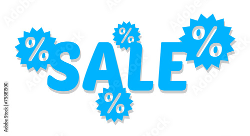 vector sale sign