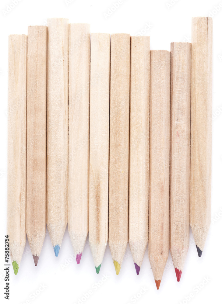 pencils isolated