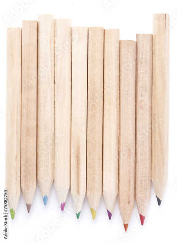 pencils isolated