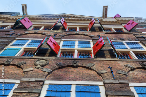 Photography Fassade des Rembrandt-Hauses in Amsterdam