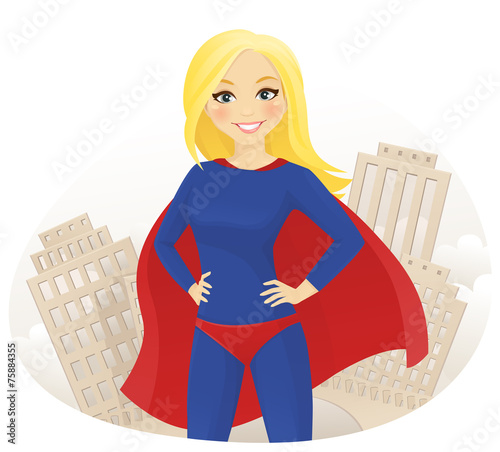 Super hero woman