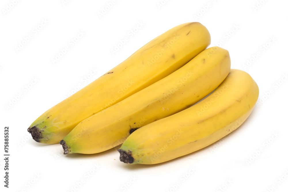 Yellow banana. Photo.