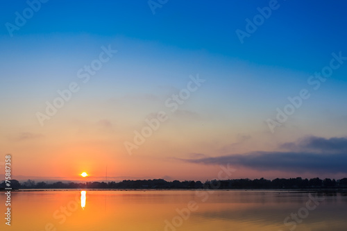 Phayao Lake in morning