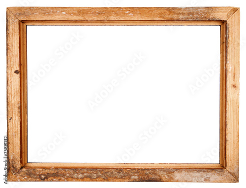 Canvastavla Old wooden frame