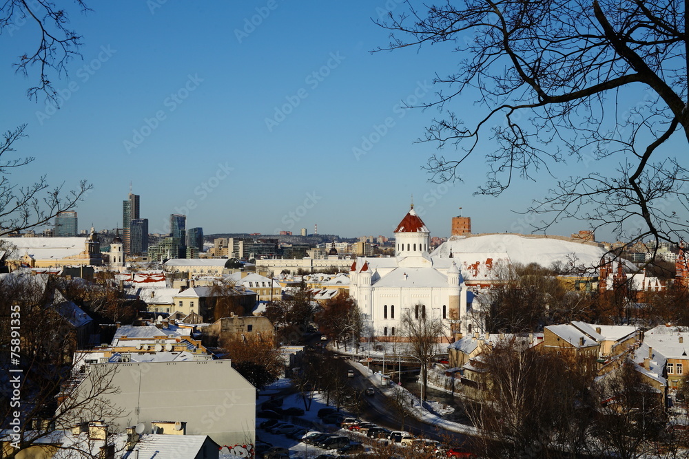 Obraz premium Vilnius in winter
