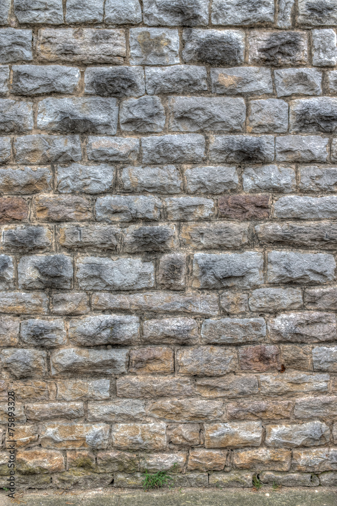 Obraz premium Textured block Stone Wall