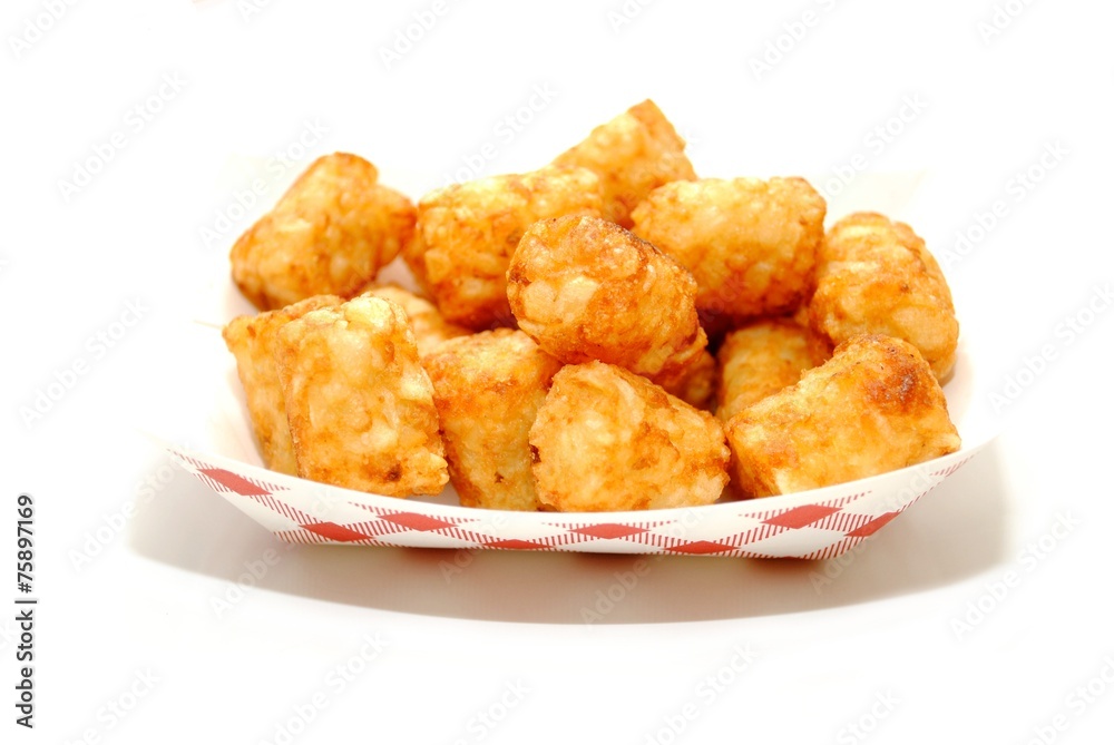 A Fast Food Container of Crispy Tator Tots