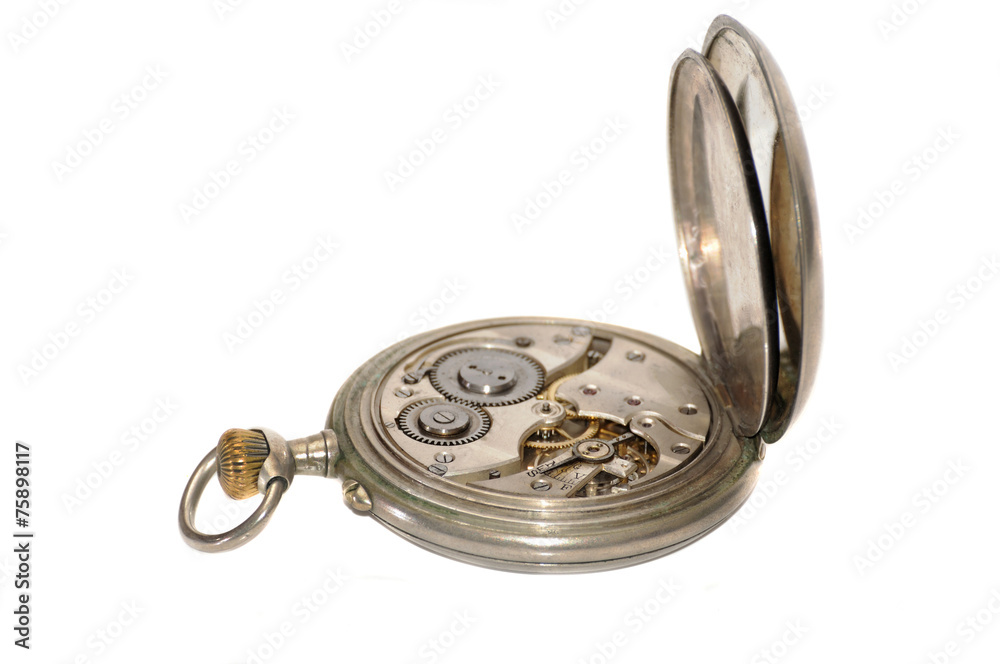Pocket watch isolated on white background. Pocket watch isolated on white background.