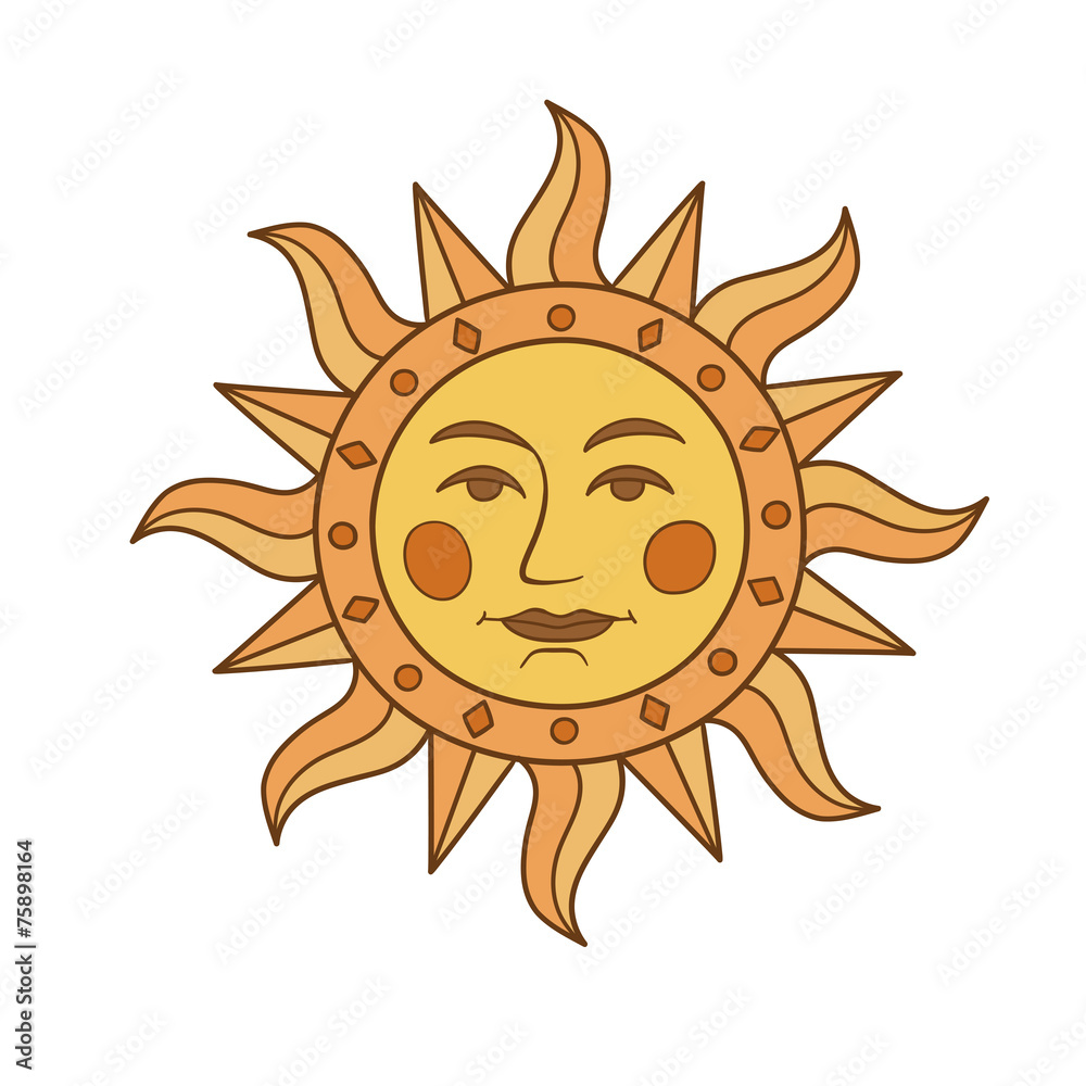 Sun symbol Sun symbol