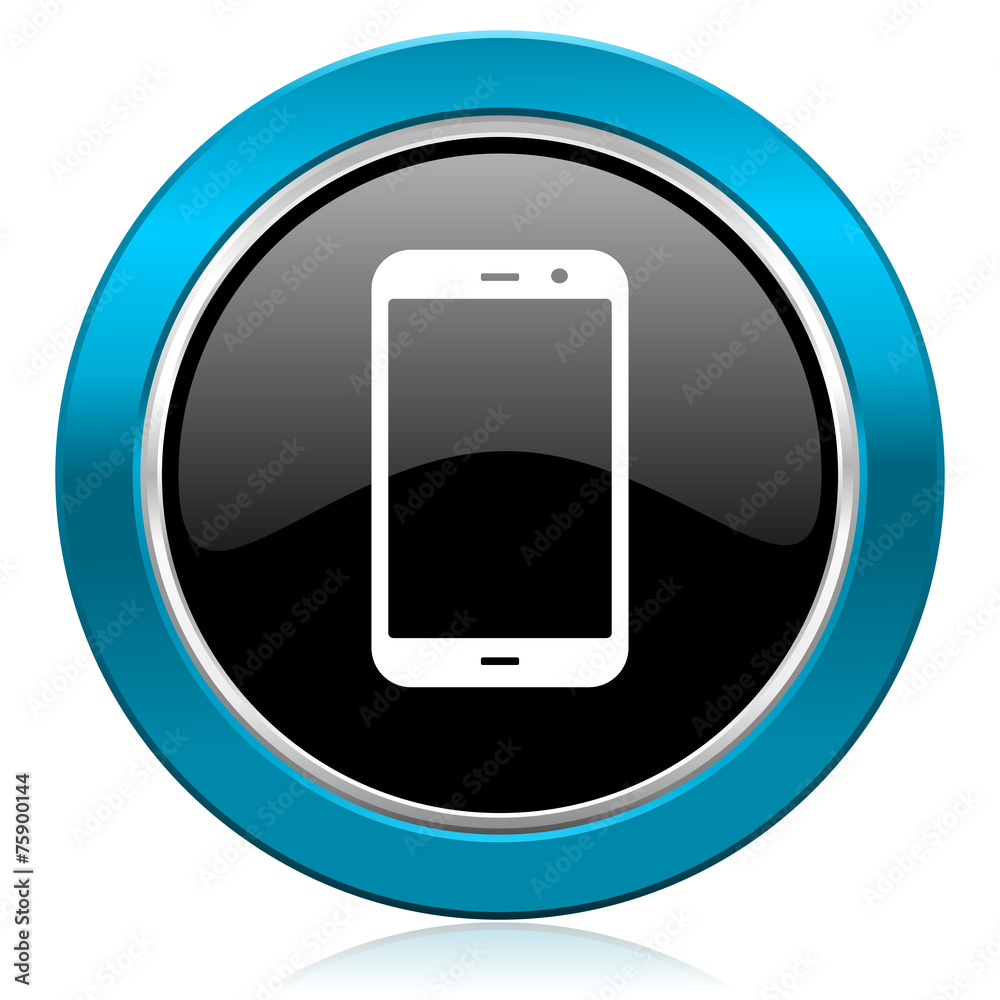 smartphone glossy icon phone sign smartphone glossy icon phone sign